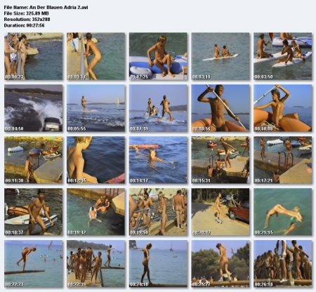 An Der Blauen Adria (family nudism, family naturism, young naturism, naked boys, naked girls)