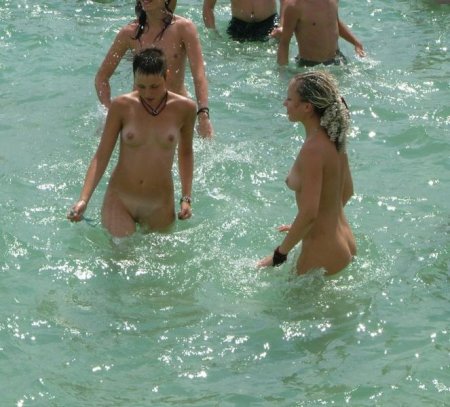 These are the girls from the nude beach