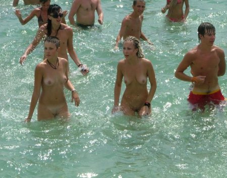 These are the girls from the nude beach