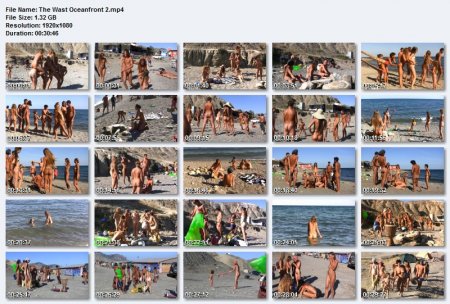 The wast ocean front 2 (family nudism, family naturism, young naturism, naked boys, naked girls)