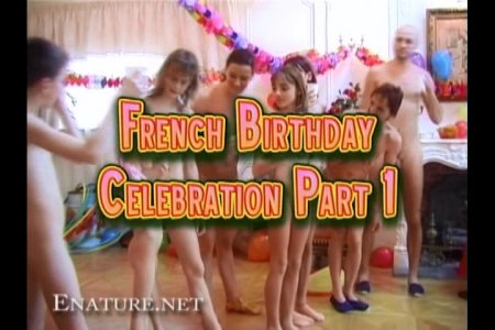 French Birthday Party Part 1 (Enature.net. RussianBare.com) (NaturismV.com)