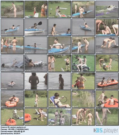Kosovo 09, asylum seekers (family nudism, young naturism, naked boys, naked girls)