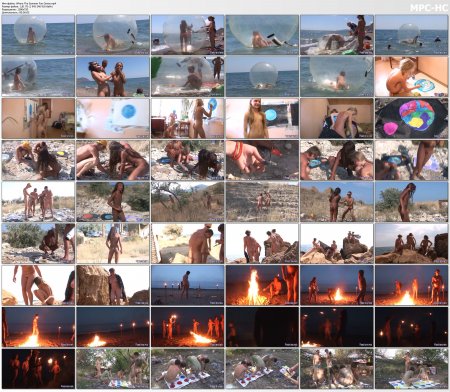 Where The Summer Fun Grows HD (family naturism, naked boys, naked girls)