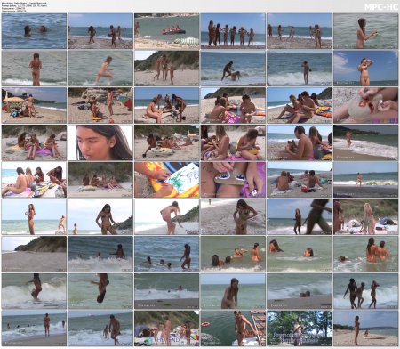 Rafts, Masks & Limpid Skies HD (family naturism, naked boys, naked girls)