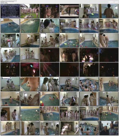 Gong Hotel Pool Party (lower volume)  (family nudism, family naturism, young naturism, naked boys, naked girls)