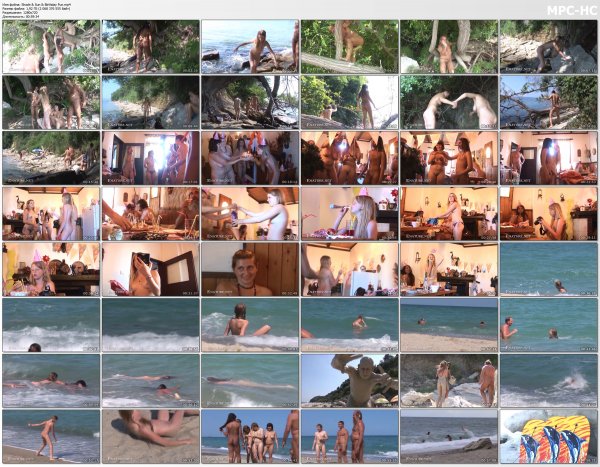 Shade & Sun & Birthday Fun HD (family nudism, family naturism, young naturism, naked girls, naked boys)
