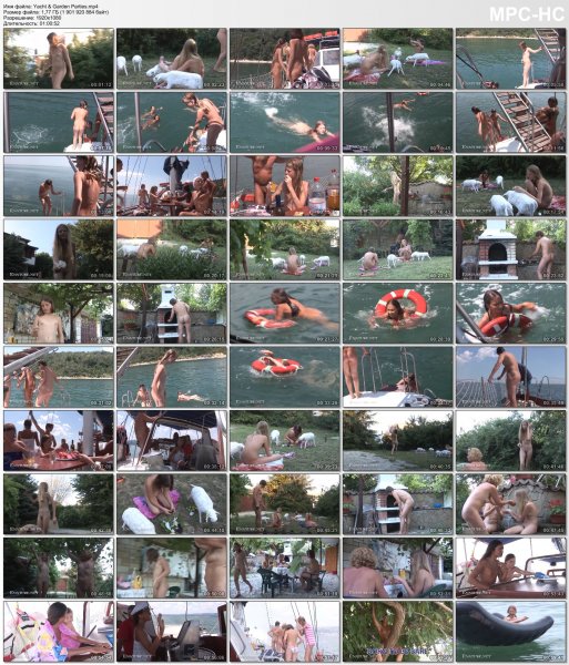 Yacht & Garden Parties HD (family nudism, family naturism, young naturism, naked girls, naked boys)