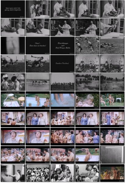 Сollection of fragments #42 (young naturism, naked boys, naked girls)