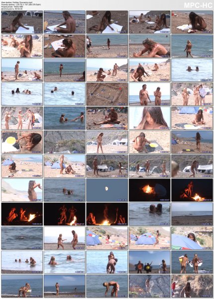 Holiday Souvenirs HD (family nudism, family naturism, young naturism, naked girls, naked boys)