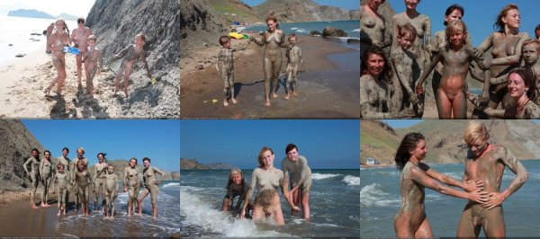 Day Of The Mud 5 (family nudism, family naturism, young naturism, naked boys, naked girls)