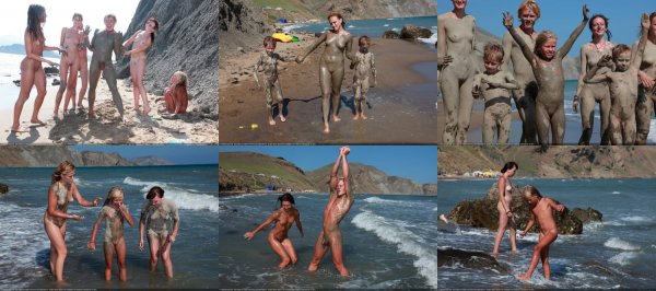 Day Of The Mud 6 (family nudism, family naturism, young naturism, naked boys, naked girls)