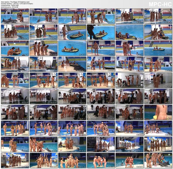 The Magic Of Dolphins HD (family nudism, family naturism, young naturism, naked girls, naked boys)