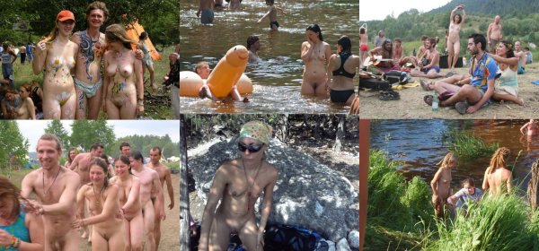 Hippie festival (naked boys, naked girls, nude beach)