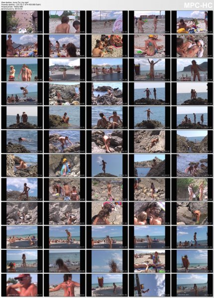 Jump For Joy HD (family nudism, family naturism, young naturism, naked girls, naked boys)