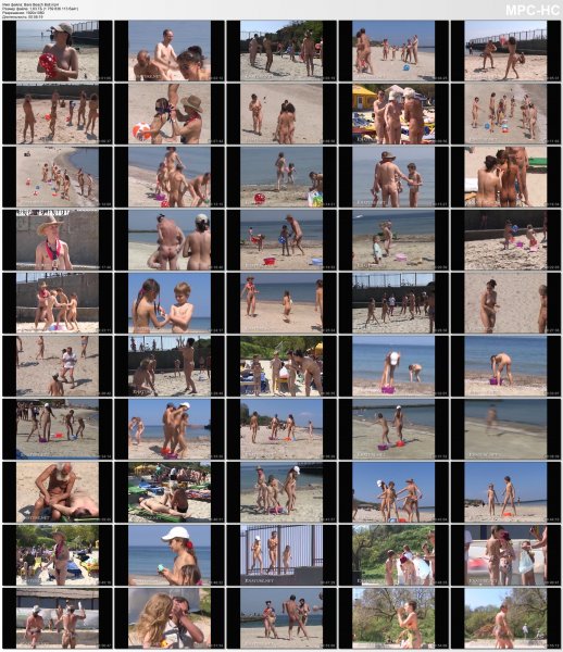 Bare Beach Ball HD (family nudism, family naturism, young naturism, naked girls, naked boys)
