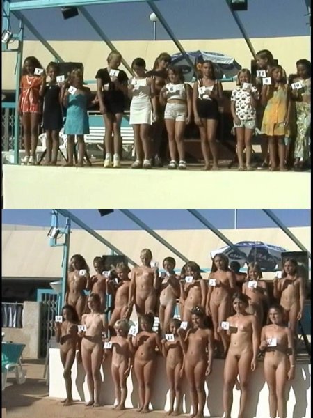 Naturist Junior Miss Pageant Contest ver.2 (family nudism, family naturism, young naturism, naked girls, naked boys)