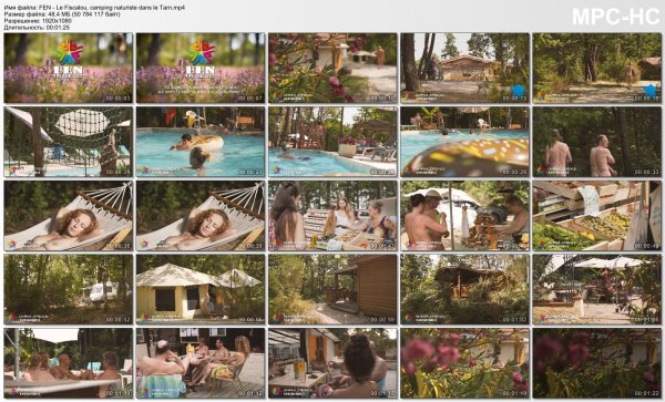 Federation des Espaces Naturistes (FEN). Promotional videos from 31 campsites for naturists  (family nudism, family naturism, young naturism, naked boys, naked girls)
