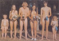 Family naturism retro photo album (1 of 5)  (family nudism, family naturism, young naturism, naked boys, naked girls)