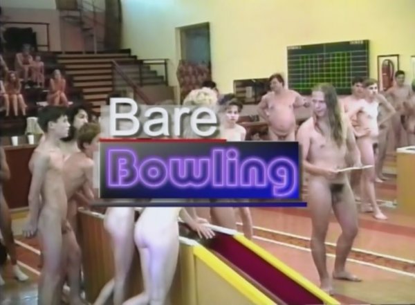 Bare Bowling  (family nudism, family naturism, young naturism, naked boys, naked girls)