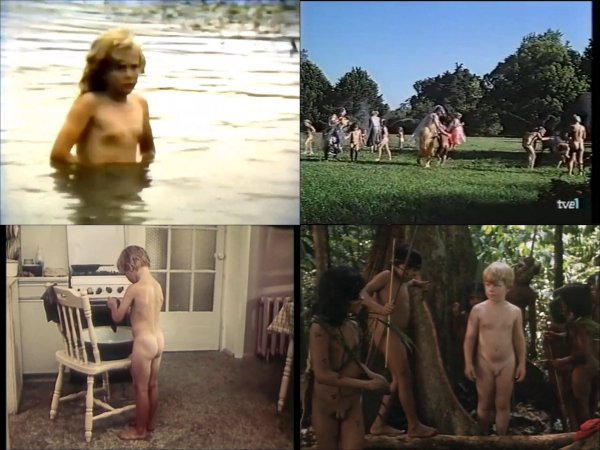 Сollection of fragments #105 (young naturism, naked boys, naked girls)