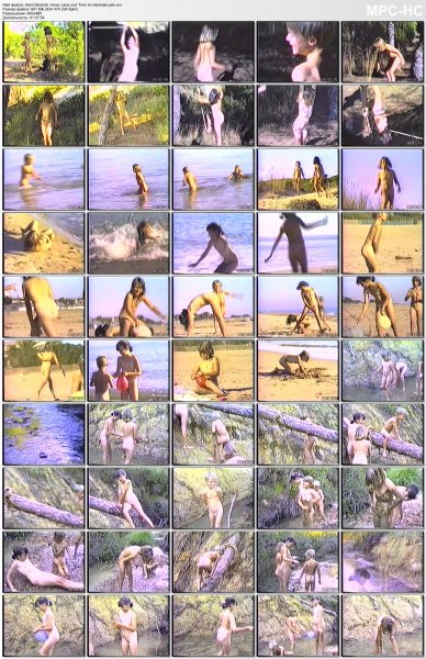 Gerd Berendt. Anna, Lena und Timo im n&#228;chsten jahr  (nudism, naturism, young naturism, naked boys, naked  girls)