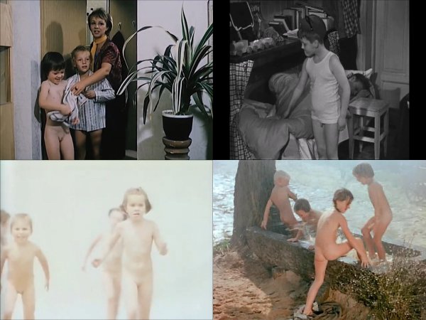 Сollection of fragments #112 (young naturism, naked boys, naked girls)