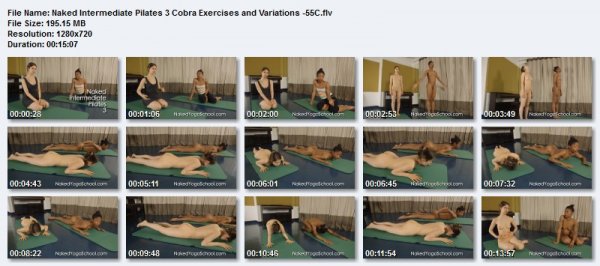 Naked Intermediate Pilates 1-4