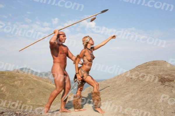 Nudists and naturists of Koktebel and Fox Bay (kaleidoscope)