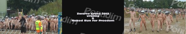 Zwarte Cross 2013 vrijdag - Naked Run For Freedom Amnesty International