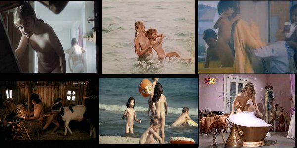 Сollection of fragments #132 (young naturism, naked girls, naked boys)