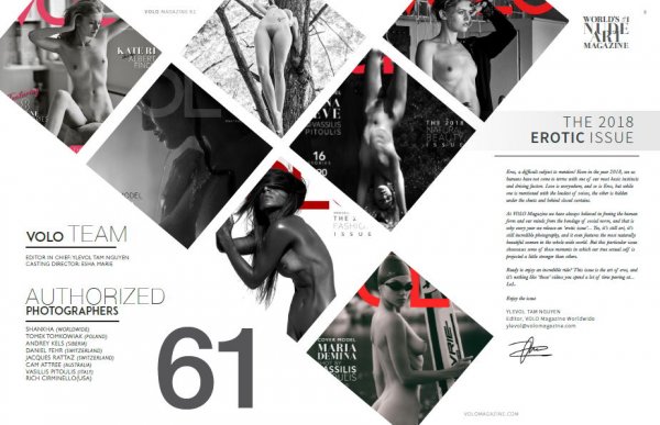 VOLO (Erotic Nude Issue) #61 - 2018 - 284 Pages Of Art