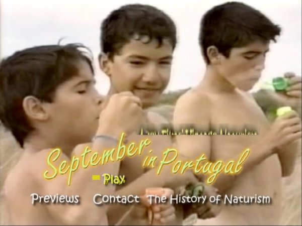 September in Portugal DVD (family nudism, family naturism, young naturism, naked boys)