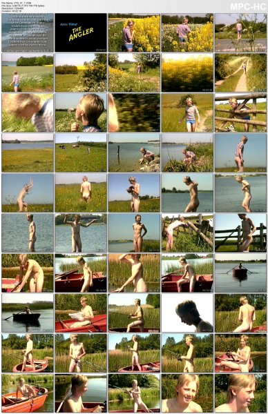 The Angler (family nudism, family naturism, young naturism, naked boys)
