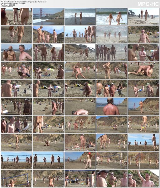 Nude beach olympics 2008 nudist games San Francisco