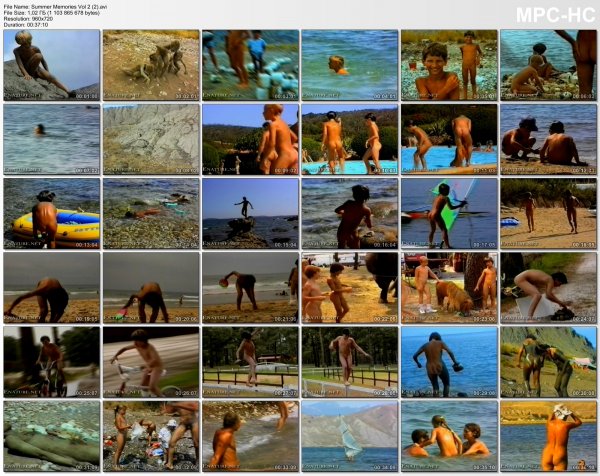 Summer Memories Volume 2 (family nudism, family naturism, naked boys, naked girls)