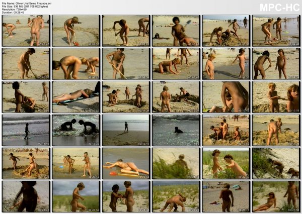 Oliver Und Seine Freunde (family nudism, family naturism, young naturism, naked boys, naked girls)