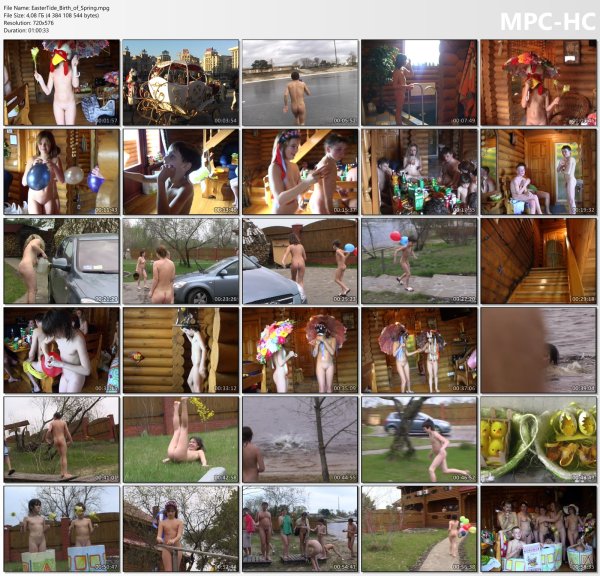 Eastertide - birth of spring. A perfect day naturist style
